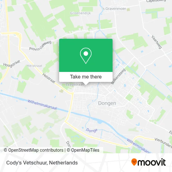 Cody's Vetschuur map