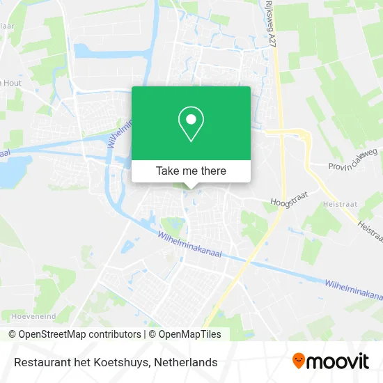 Restaurant het Koetshuys map
