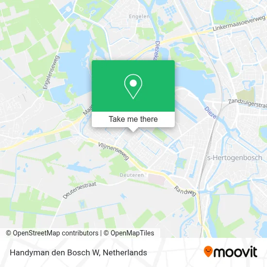 Handyman den Bosch W map
