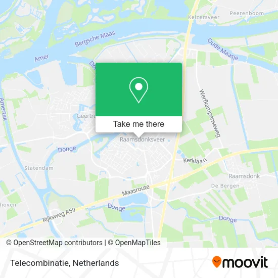 Telecombinatie map