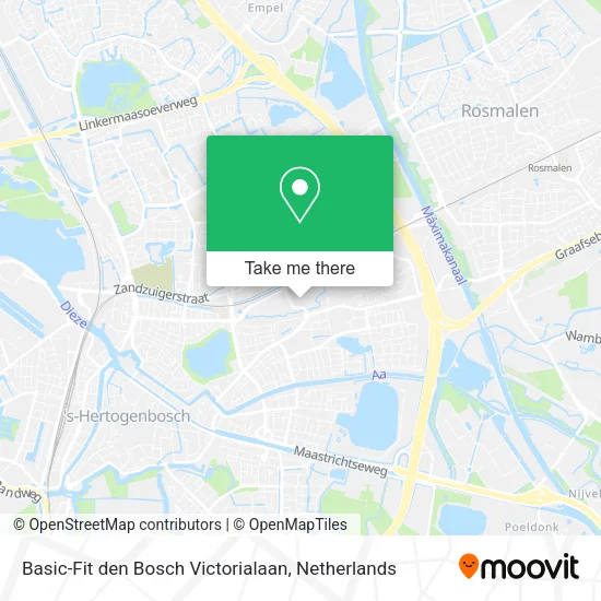 Basic-Fit den Bosch Victorialaan Karte