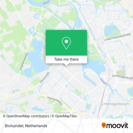 Biotuinder map