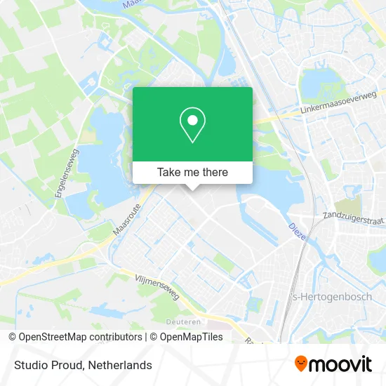 Studio Proud map