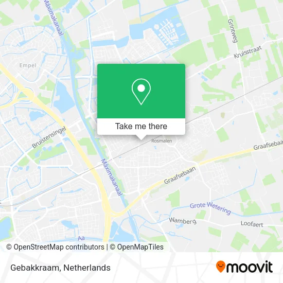 Gebakkraam map