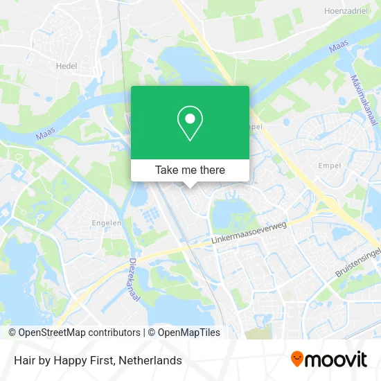 Hair by Happy First map