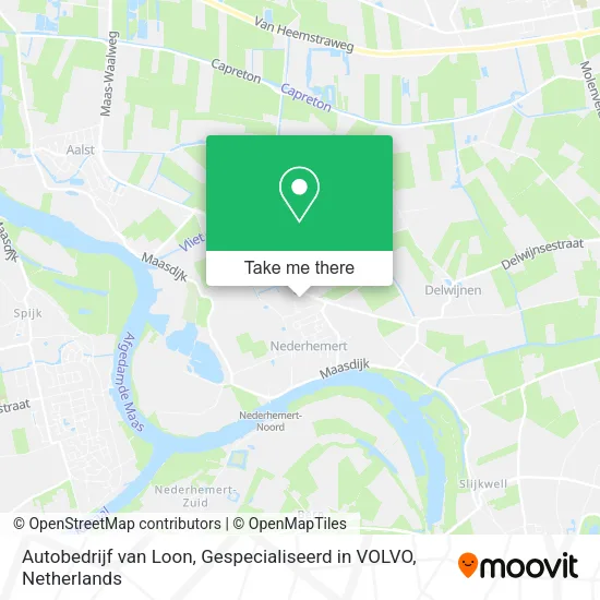 Autobedrijf van Loon, Gespecialiseerd in VOLVO map