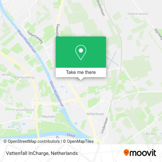 Vattenfall InCharge map