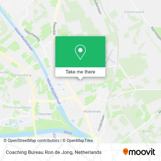 Coaching Bureau Ron de Jong map