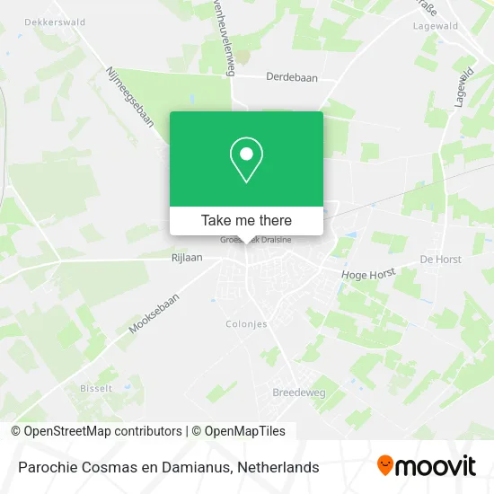 Parochie Cosmas en Damianus map