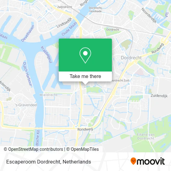 Escaperoom Dordrecht map