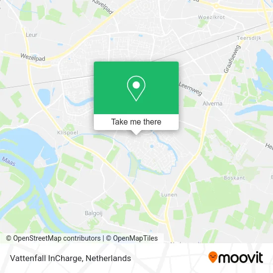 Vattenfall InCharge map