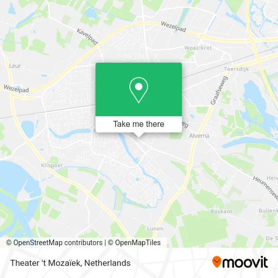 Theater 't Mozaïek map