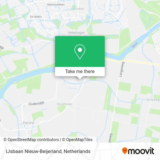 IJsbaan Nieuw-Beijerland Karte