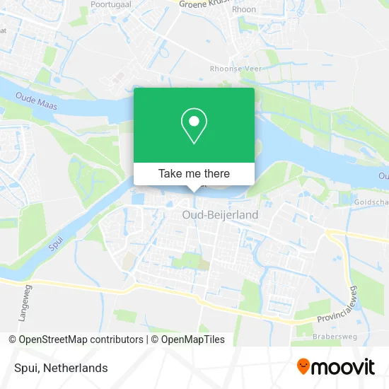 Spui map