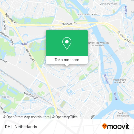 DHL map