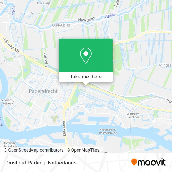 Oostpad Parking map