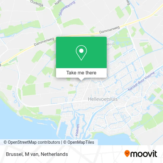 Brussel, M van map