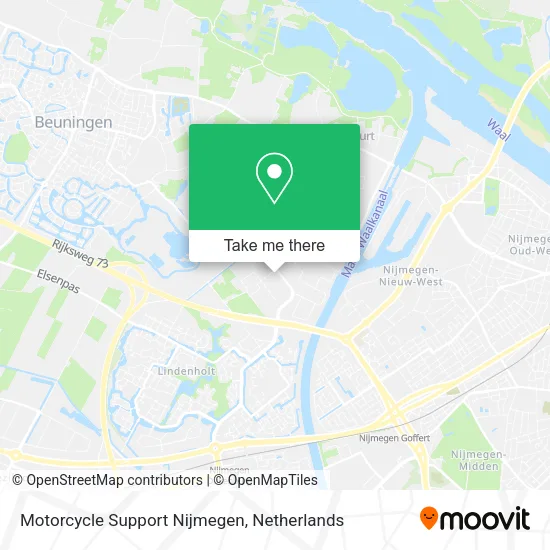 Motorcycle Support Nijmegen map