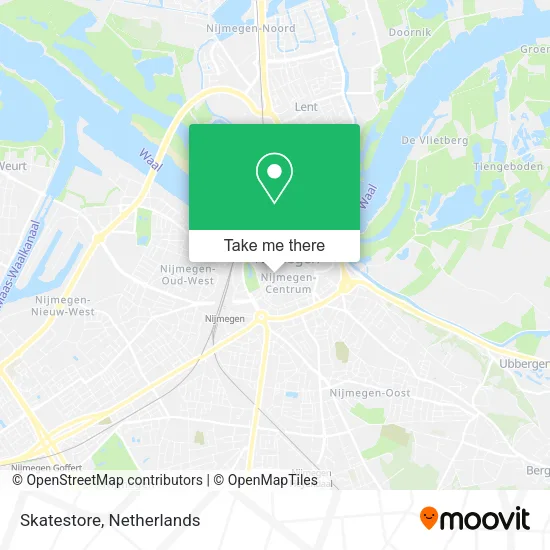 Skatestore map