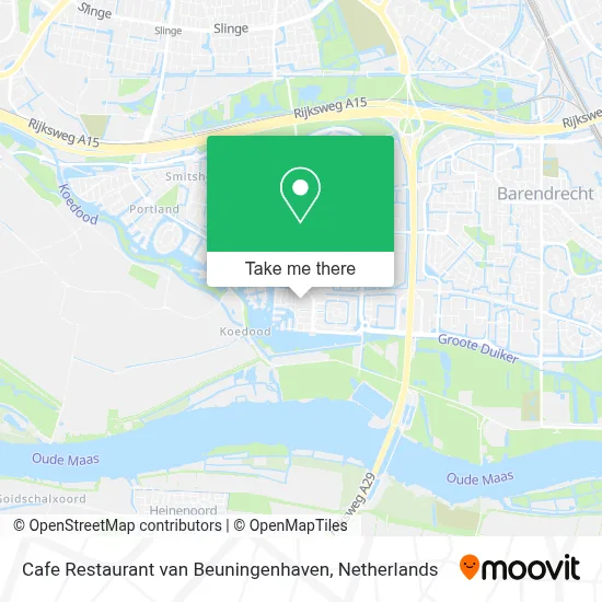 Cafe Restaurant van Beuningenhaven map