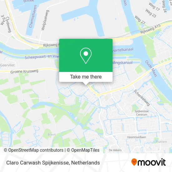 Claro Carwash Spijkenisse map