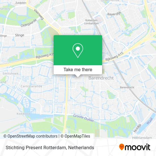 Stichting Present Rotterdam map