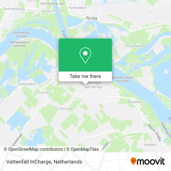 Vattenfall InCharge map