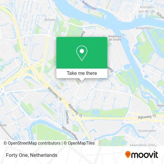 Forty One map