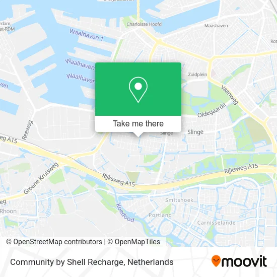 Community by Shell Recharge map