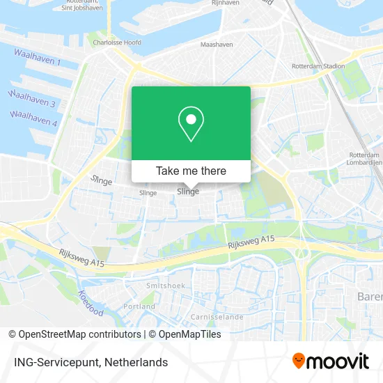 ING-Servicepunt map