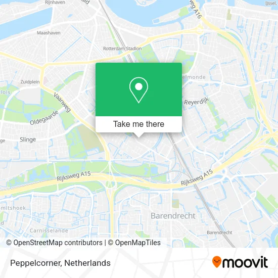 Peppelcorner map