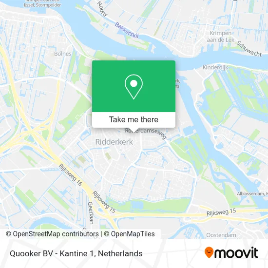 Quooker BV - Kantine 1 map