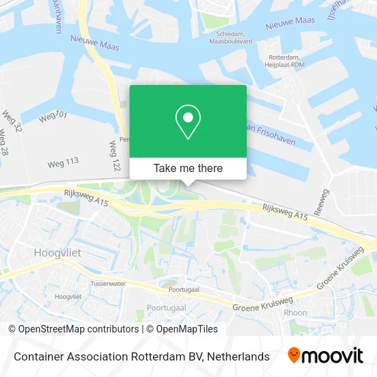 Container Association Rotterdam BV map
