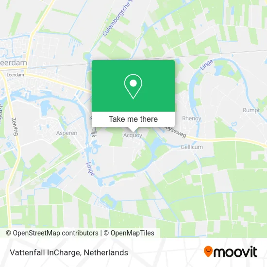 Vattenfall InCharge map