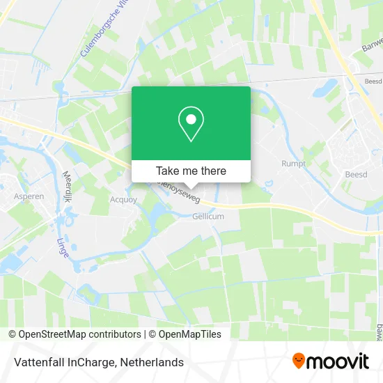 Vattenfall InCharge map