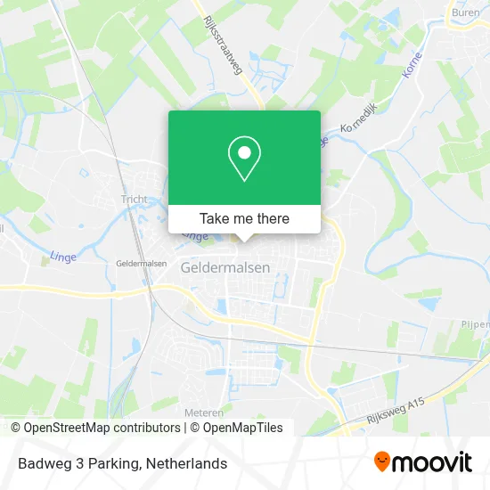 Badweg 3 Parking map