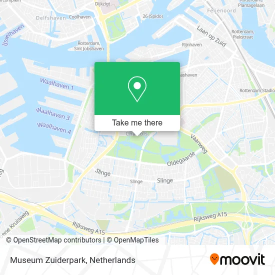Museum Zuiderpark map