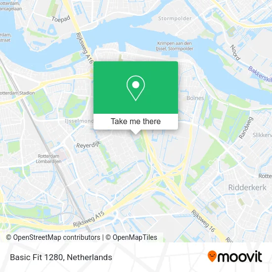 Basic Fit 1280 map