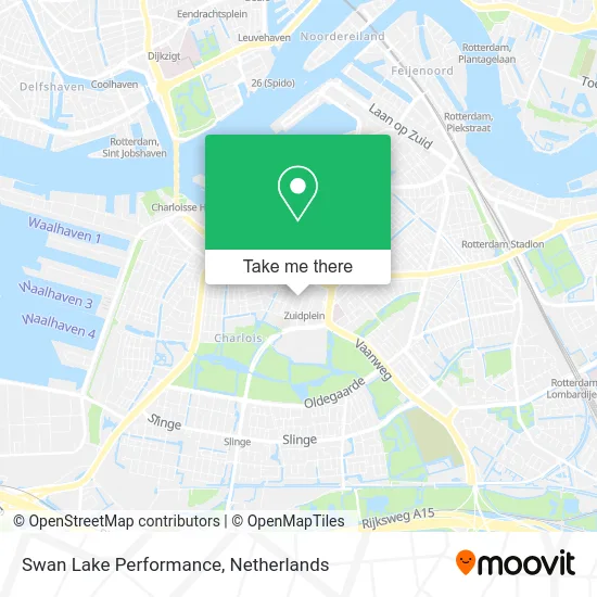 Swan Lake Performance map