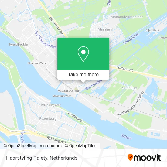 Haarstyling Palety map