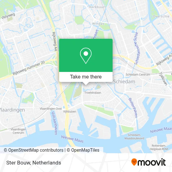 Ster Bouw map