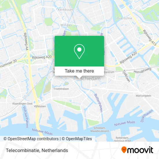 Telecombinatie map