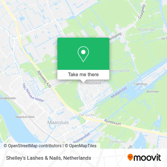 Shelley's Lashes & Nails map
