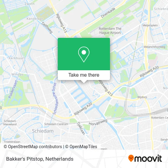Bakker's Pitstop map