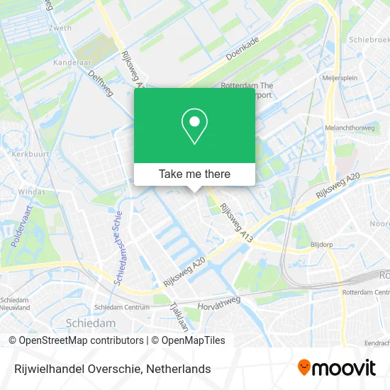 Rijwielhandel Overschie map