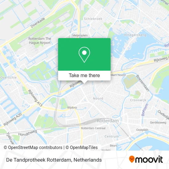 De Tandprotheek Rotterdam map