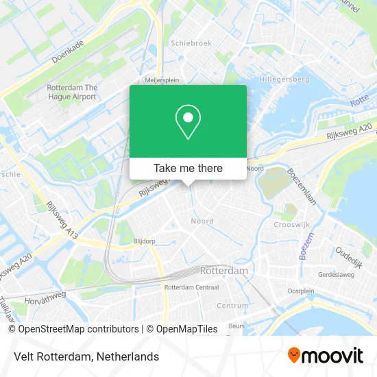 Velt Rotterdam map