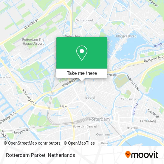 Rotterdam Parket map