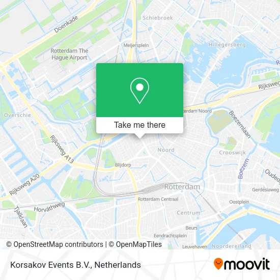 Korsakov Events B.V. map