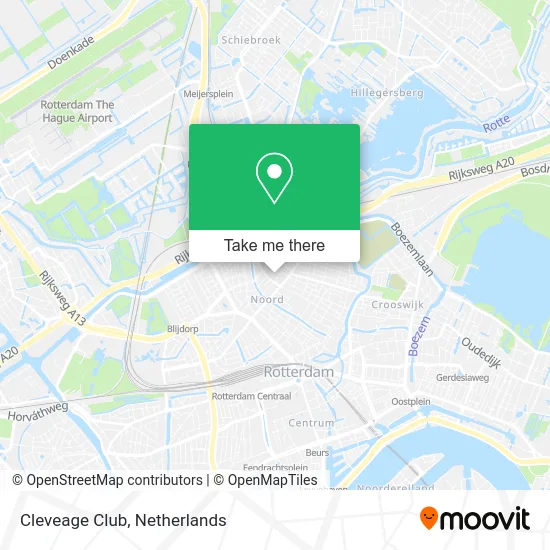 Cleveage Club map
